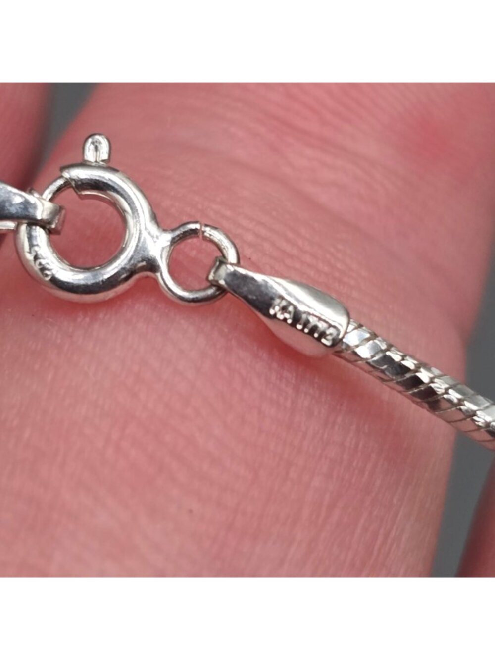 Vintage Ross Simons Sterling Silver CZ Four Heart Clover Cross Pendant Necklace - Picture 8 of 16